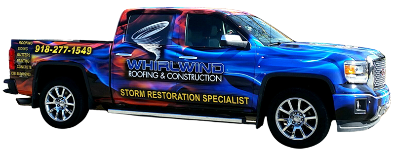 Whirlwind Roofing Tulsa Truck